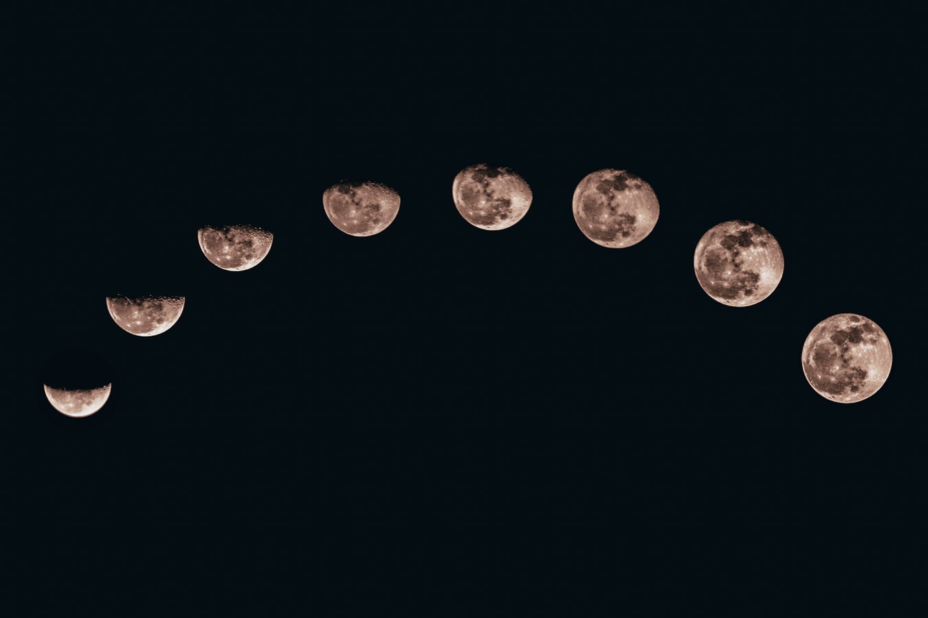 rozkład faz księżyca